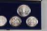 Etui Silbermünzen Olympiade Moskau