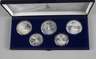 Etui Silbermünzen Olympiade Moskau