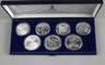Etui Silbermünzen Olympiade Moskau