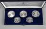 Etui Silbermünzen Olympiade Moskau