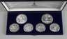 Etui Silbermünzen Olympiade Moskau