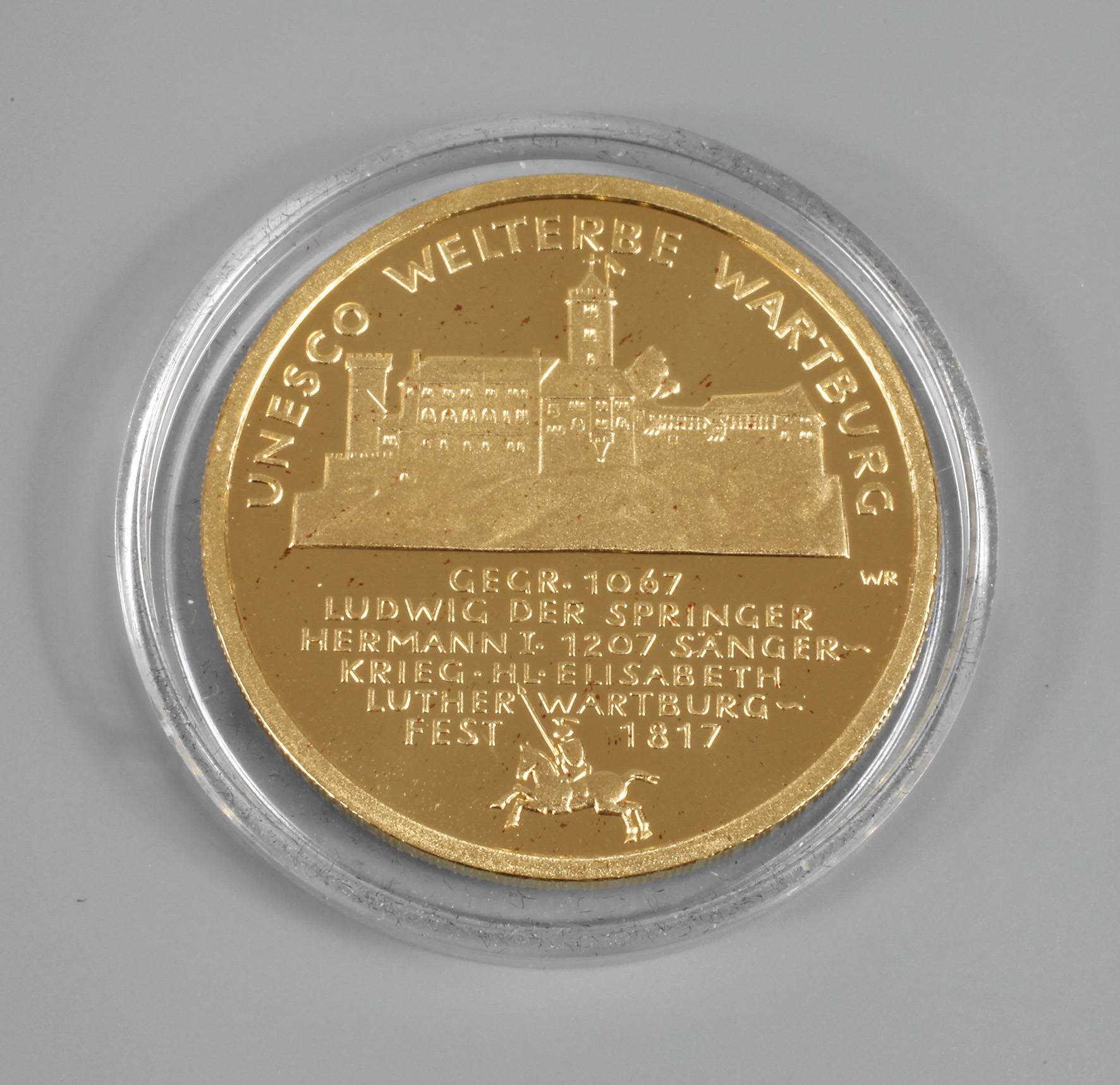 100 Euro-Münze Wartburg