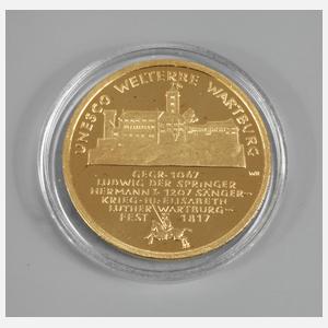 100 Euro-Münze Wartburg