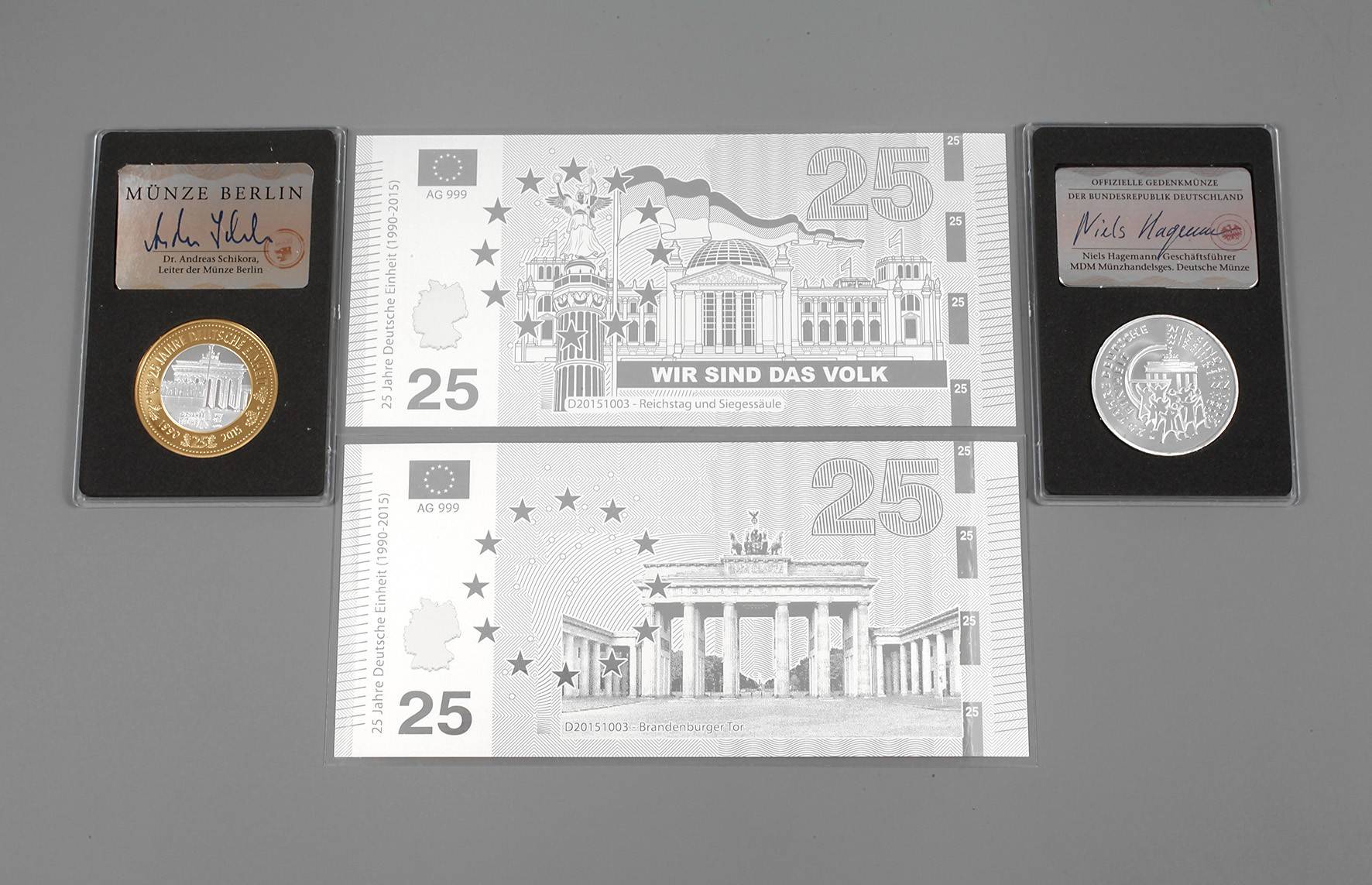 Konvolut 25 Jahre Deutsche Einheit