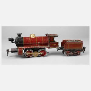 Bing Schlepptenderlok und Märklin Tender