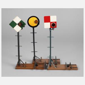 Bing drei Streckensignale