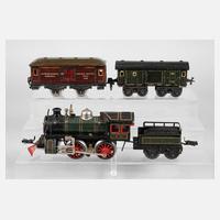 Karl Bub Schlepptenderlok und Gepäckwagen111