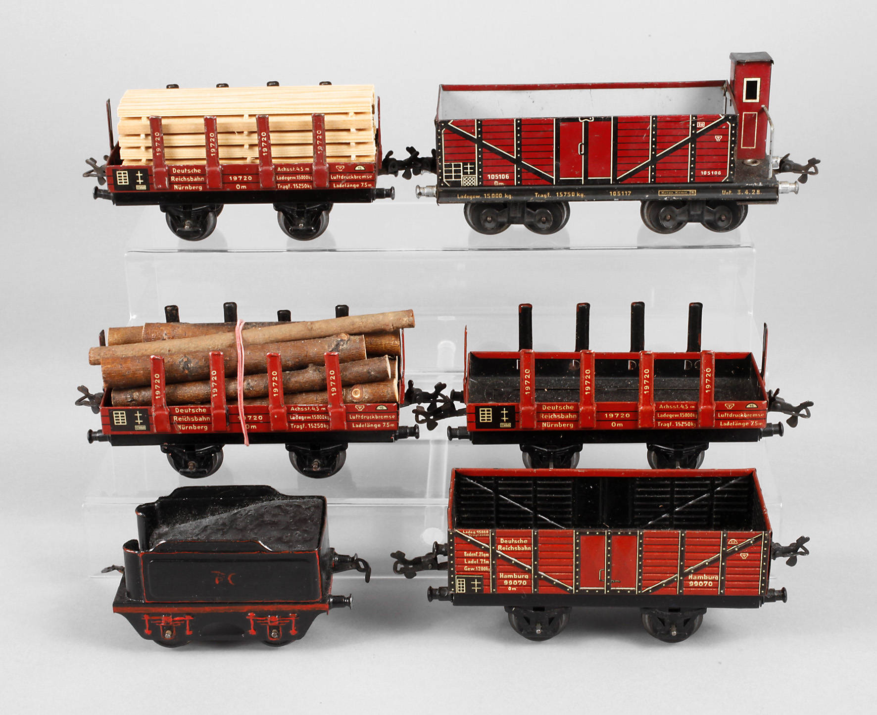 Karl Bub Konvolut Güterwagen