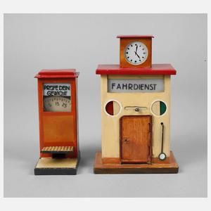 Kibri Fahrdiensthäuschen und Personenwaage