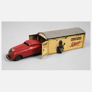 Schuco Garage mit Auto