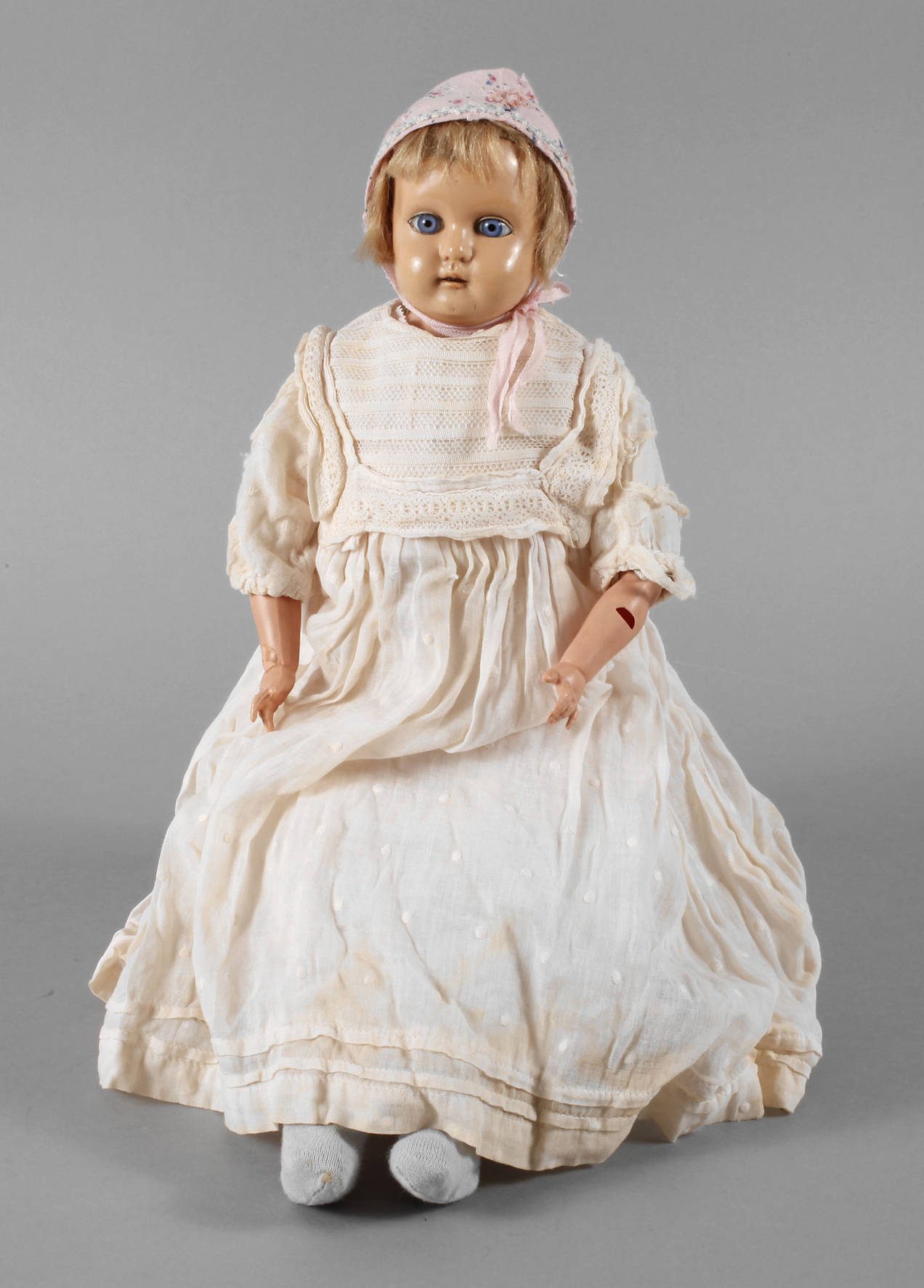 Schildkröt Celluloidkopfpuppe