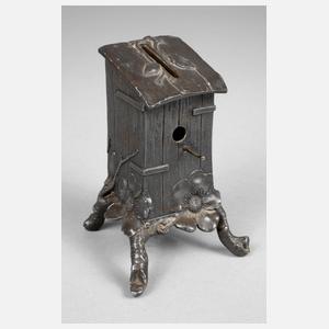 WMF Spardose als Vogelhaus