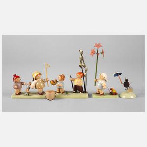 Wendt & Kühn Konvolut Blumenkinder und Freunde