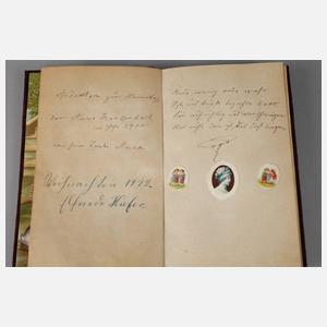 Poesiealbum mit Oblaten