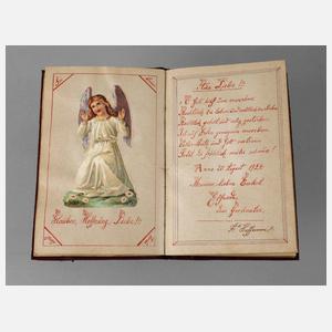 Poesiealbum mit Oblaten
