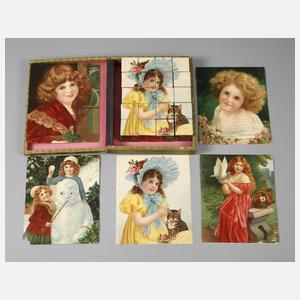 Würfel-Legespiel Jugendstil