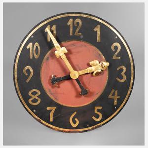 Ziffernblatt einer Turmuhr