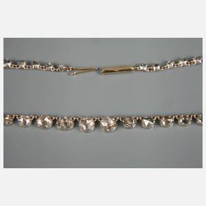 Rivière-Collier mit Diamantrosen