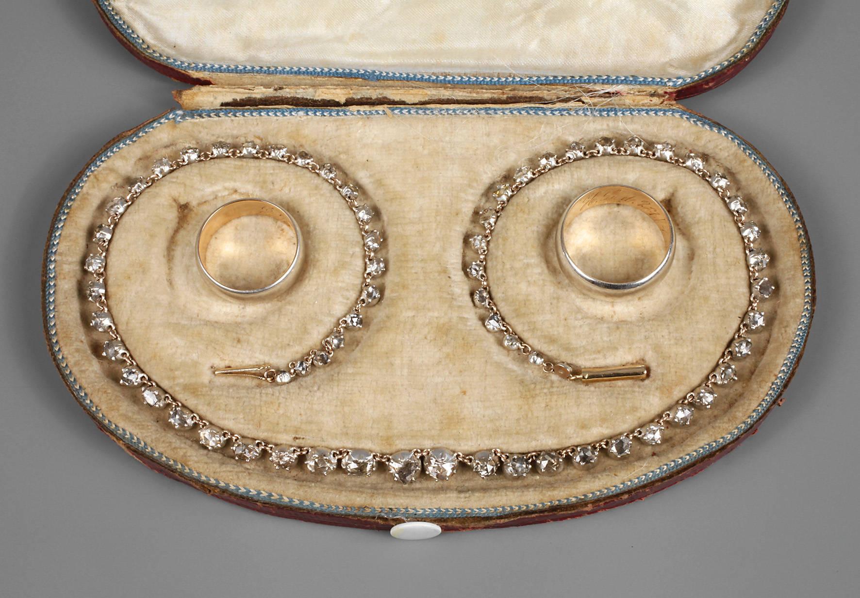 Rivière-Collier mit Diamantrosen