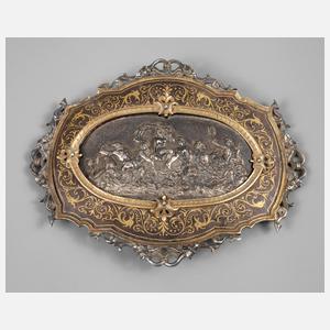 Antonio Cortelazzo, feine goldtauschierte Gürtelschnalle