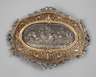 Antonio Cortelazzo, feine goldtauschierte Gürtelschnalle