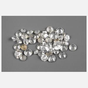 Konvolut Brillanten ca. 0,96 ct