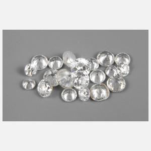Konvolut Brillanten ca. 1,00 ct.