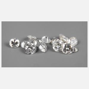 Konvolut Brillanten ca. 1,03 ct.