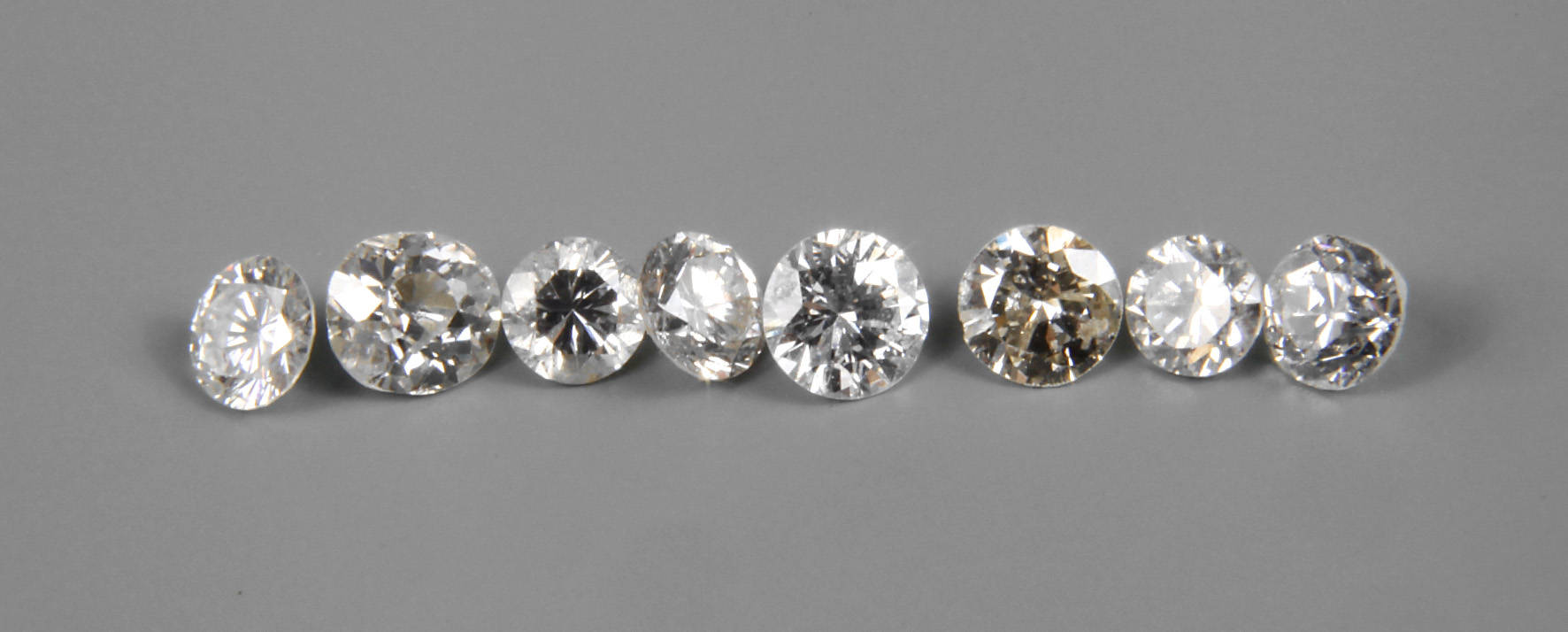 Konvolut Brillanten, ca. 1,00 ct