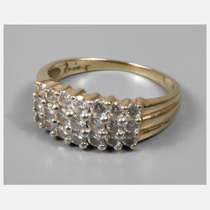 Damenring mit Brillanten ca. 0,6 ct