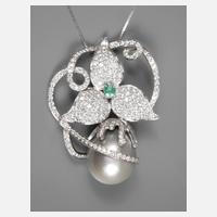 Aufwendiger Anhänger mit großer Perle111