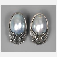 Paar Ohrclips mit Mabéperle111