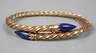 Armreif mit Lapislazulibesatz