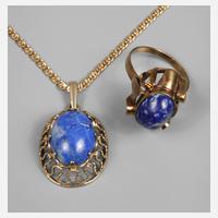 Ring und Anhänger mit Lapislazuli111