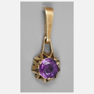 Anhänger mit Amethyst