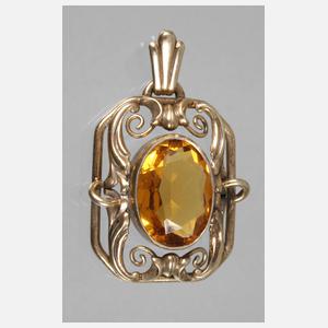 Anhänger mit Citrin