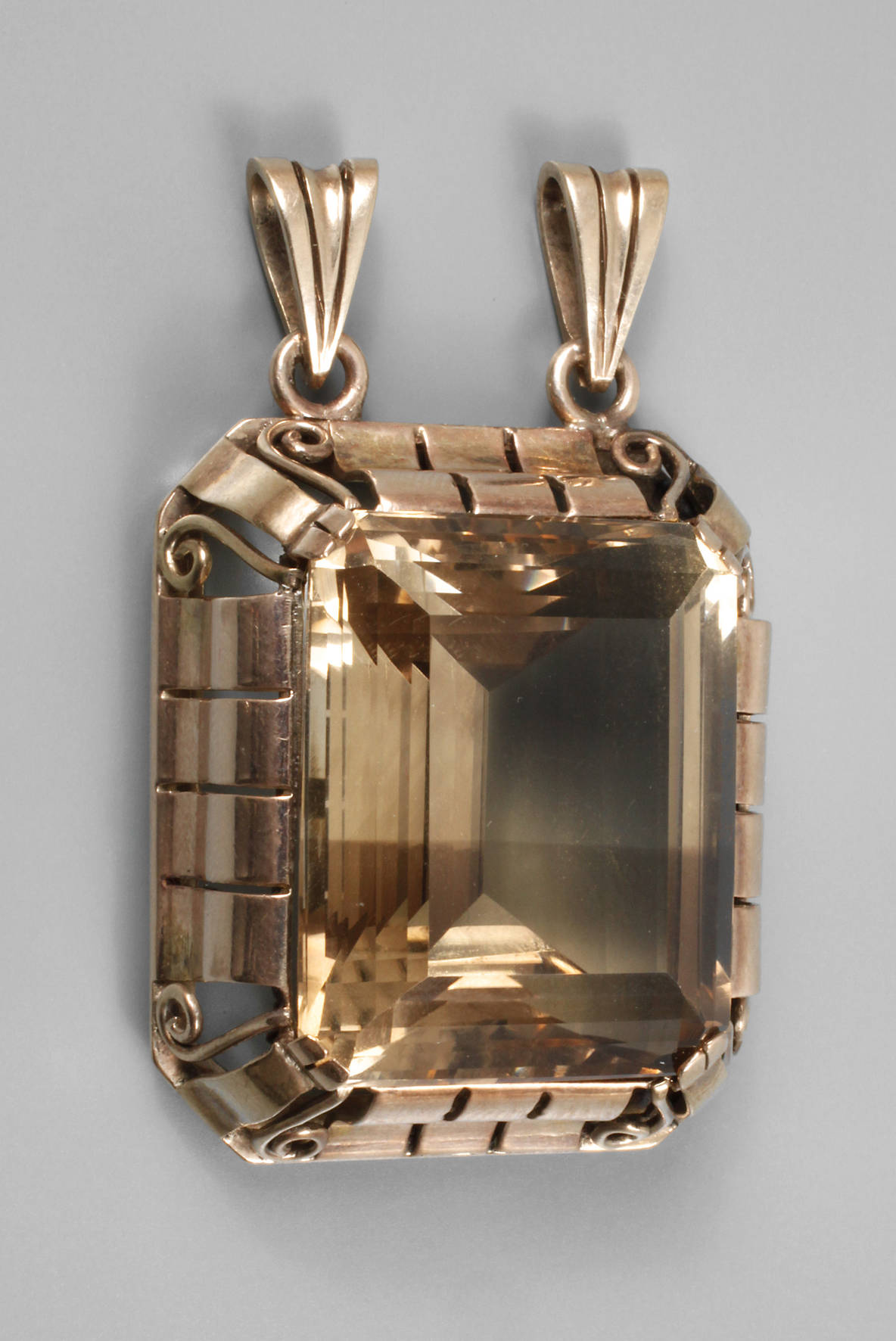 Großer Anhänger mit Rauchquarz