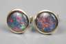 Paar Ohrstecker mit Opaltripletten