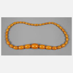 Collier Bernsteinimitat