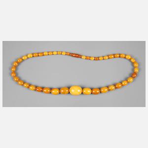 Collier Bernsteinimitat