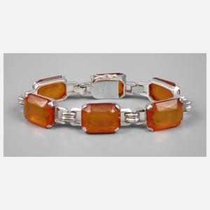 Armband mit Bernsteinen