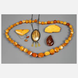 Konvolut Bernsteinschmuck