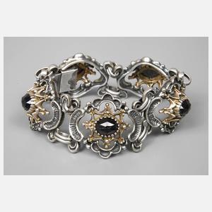 Trachtenarmband mit Granatbesatz