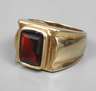 Herrenring mit Granat
