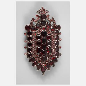 Medaillon mit Granatbesatz