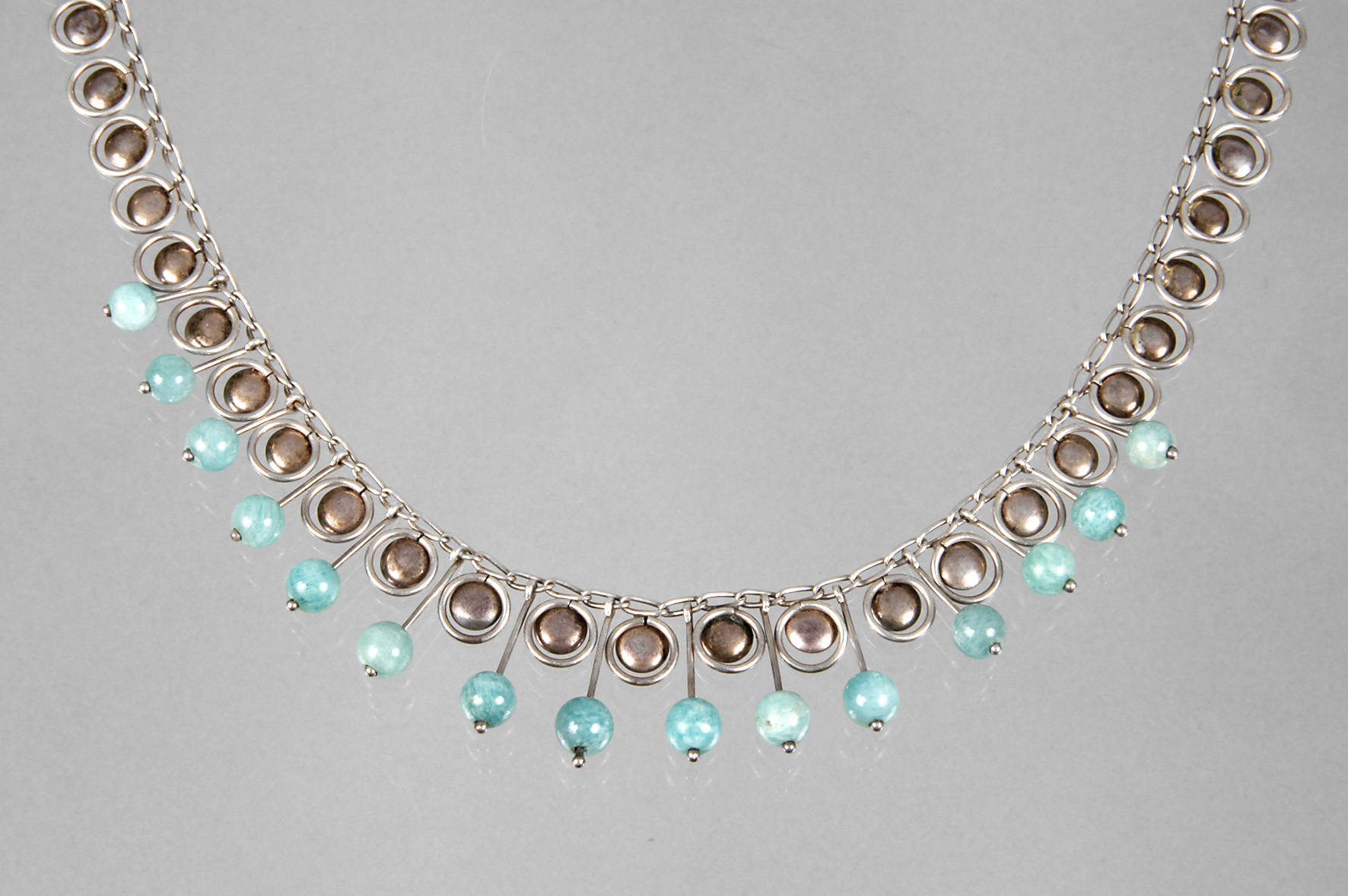 Collier mit Amazonitperlen