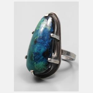 Designerring mit Chrysokoll