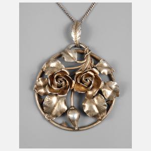 Großer Silberanhänger