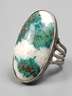 Damenring mit Chrysokoll