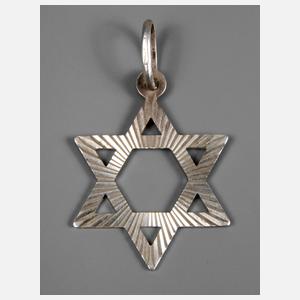 Anhänger als Davidstern